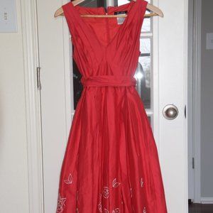 Fit & Flare Red Dress